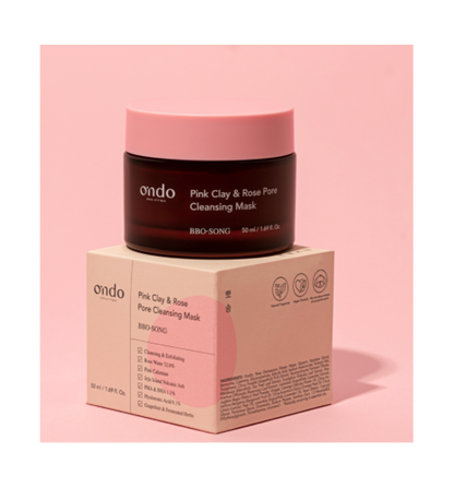 Pink Clay & Rose Pore Cleansing Mask Bbo-song